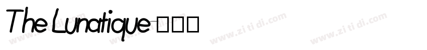 The Lunatique字体转换